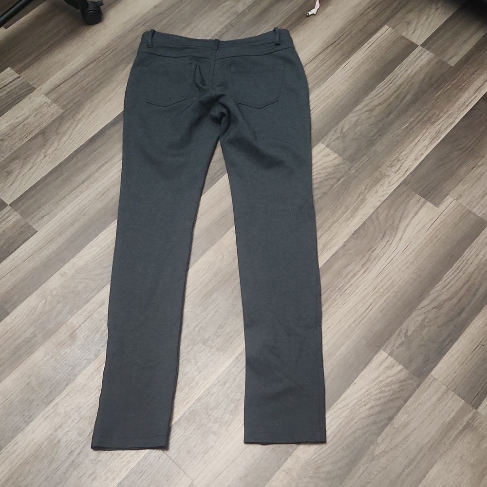 ACTIVE USA Skinkony Jeans/ Strech Dress Pants Dark Charcoal Grey Size Large - Picture 7 of 7